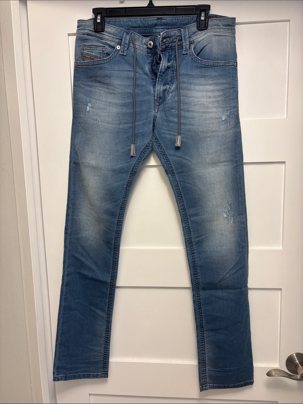 Diesel Slim Fit Light Blue Washed Jeans
